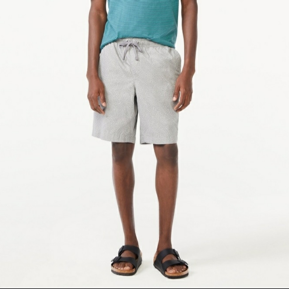 Mens XXL New Casual Shorts In Limestone Grey Summer Pockets Versatile Utility